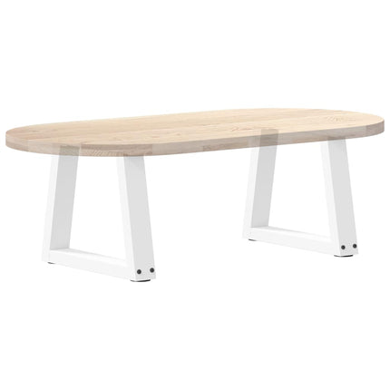Soffbordsben V-formade 2 st vita 40x(30-31,3) cm stål