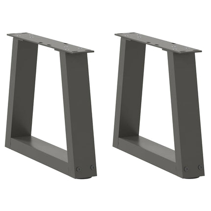 Soffbordsben V-formade 2 st antracit 40x(30-31,3) cm stål