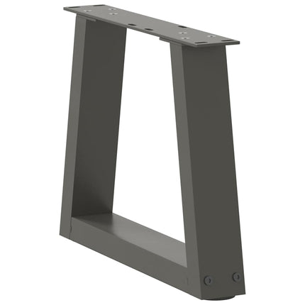 Soffbordsben V-formade 2 st antracit 40x(30-31,3) cm stål