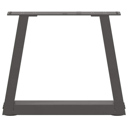 Soffbordsben V-formade 2 st antracit 40x(30-31,3) cm stål