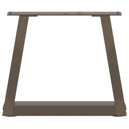 Soffbordsben V-formade 2 st naturstål 40x(30-31,3) cm stål