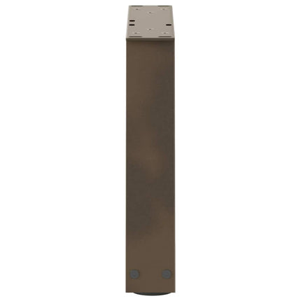 Soffbordsben V-formade 2 st naturstål 40x(30-31,3) cm stål