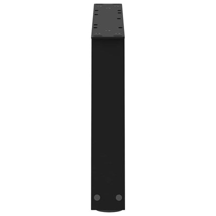Soffbordsben V-formade 2 st svarta 50x(30-31,3) cm stål