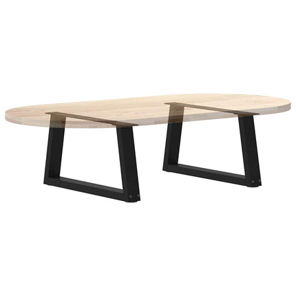 Soffbordsben V-formade 2 st svarta 50x(30-31,3) cm stål
