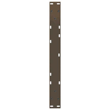 Soffbordsben V-formade 2 st naturstål 50x(30-31,3) cm stål