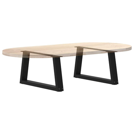 Soffbordsben V-formade 2 st svarta 60x(30-31,3) cm stål