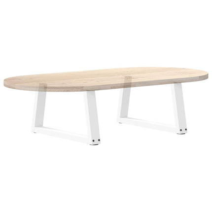 Soffbordsben V-formade 2 st vita 60x(30-31,3) cm stål