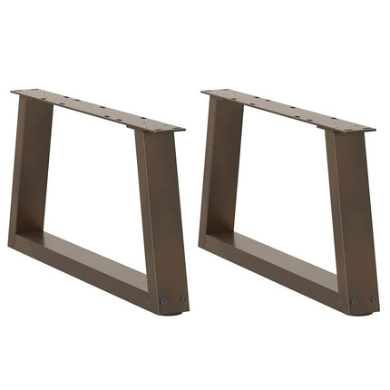 Soffbordsben V-formade 2 st naturstål 60x(30-31,3) cm stål