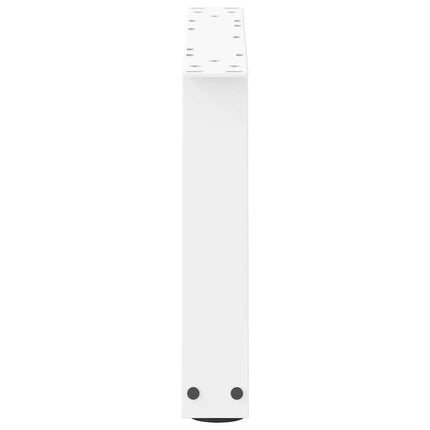 Soffbordsben V-formade 2 st vita 70x(30-31,3) cm stål