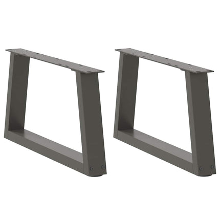 Soffbordsben V-formade 2 st antracit 70x(30-31,3) cm stål