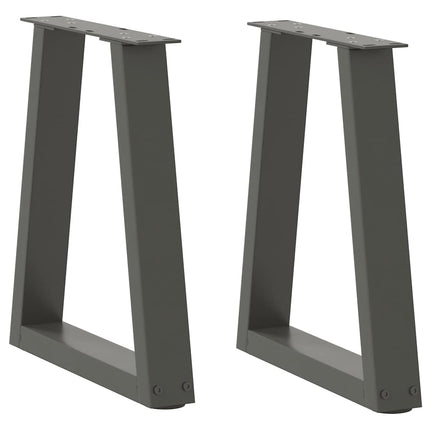 Soffbordsben V-formade 2 st antracit 28x(42-43,3) cm stål