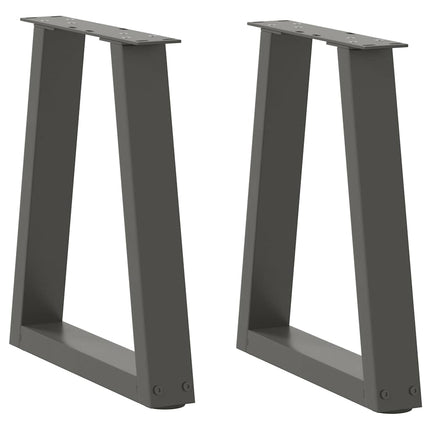 Soffbordsben V-formade 2 st antracit 38x(42-43,3) cm stål