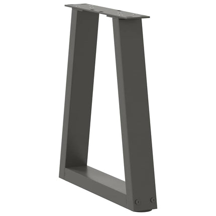 Soffbordsben V-formade 2 st antracit 38x(42-43,3) cm stål