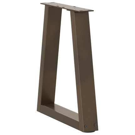 Soffbordsben V-formade 2 st naturstål 38x(42-43,3) cm stål