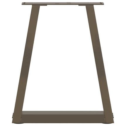 Soffbordsben V-formade 2 st naturstål 38x(42-43,3) cm stål
