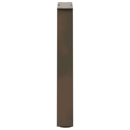 Soffbordsben V-formade 2 st naturstål 38x(42-43,3) cm stål