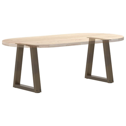 Soffbordsben V-formade 2 st naturstål 38x(42-43,3) cm stål