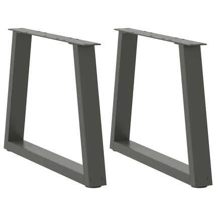 Soffbordsben V-formade 2 st antracit 50x(42-43,3) cm stål