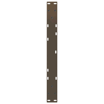 Soffbordsben V-formade 2 st naturstål 50x(42-43,3) cm stål