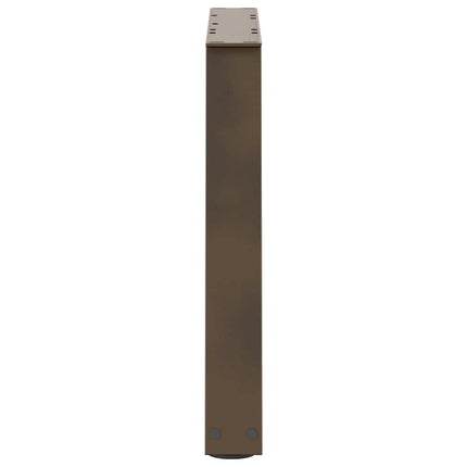 Soffbordsben V-formade 2 st naturstål 60x(42-43,3) cm stål
