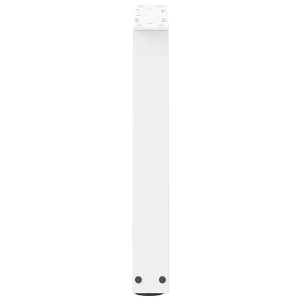 Soffbordsben V-formade 2 st vita 70x(42-43,3) cm stål
