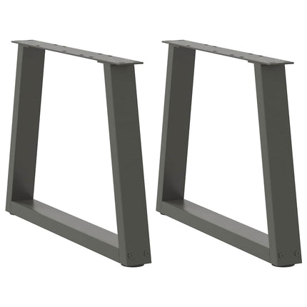 Soffbordsben V-formade 2 st antracit 70x(42-43,3) cm stål