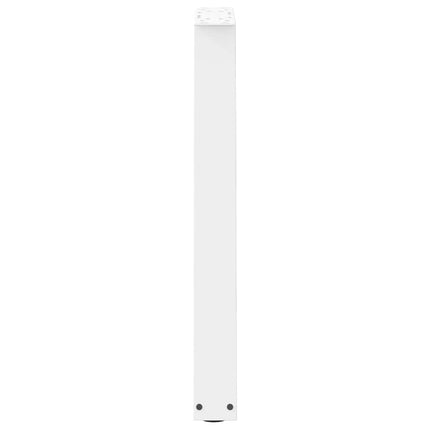 Matbordsben V-formade 2 st vita 50x(72-73,3) cm stål