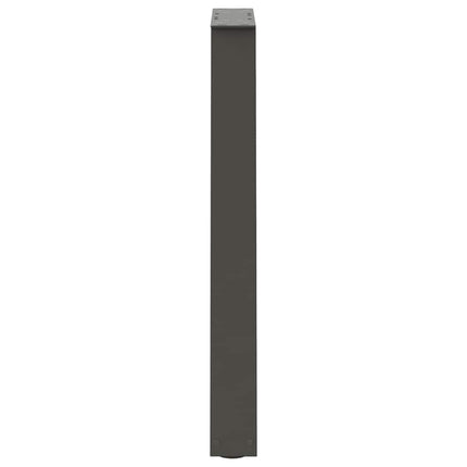 Matbordsben V-formade 2 st antracit 50x(72-73,3) cm stål
