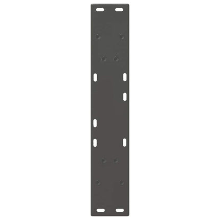 Matbordsben V-formade 2 st antracit 50x(72-73,3) cm stål