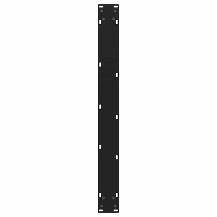 Matbordsben V-formade 2 st svarta 70x(72-73,3) cm stål
