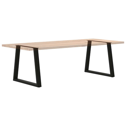 Matbordsben V-formade 2 st svarta 70x(72-73,3) cm stål