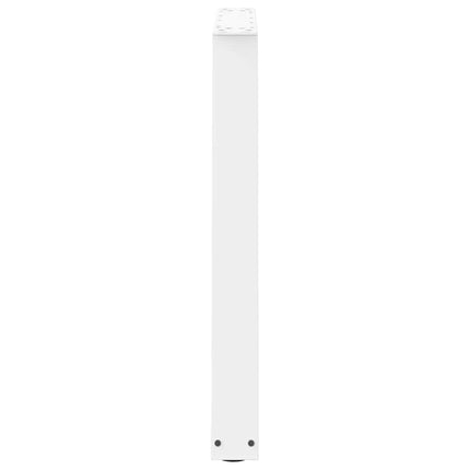 Matbordsben V-formade 2 st vita 80x(72-73,3) cm stål