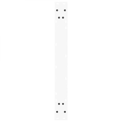 Matbordsben V-formade 2 st vita 90x(72-73,3) cm stål