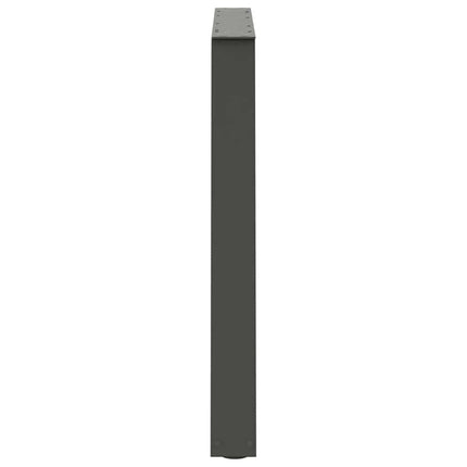 Matbordsben V-formade 3 st antracit 90x(72-73,3) cm stål