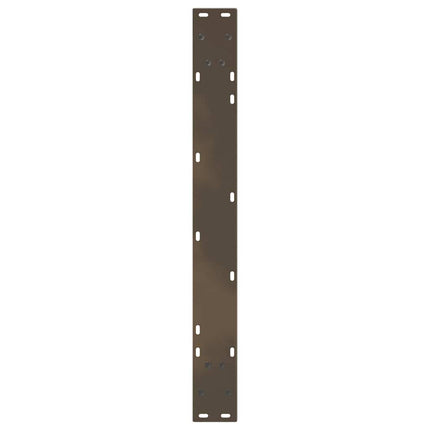 Matbordsben V-formade 3 st naturstål 90x(72-73,3) cm stål