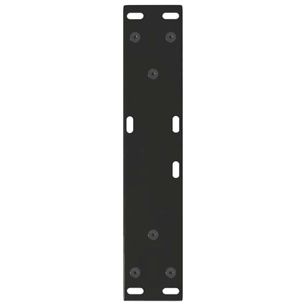 Soffbordsben V-formade 2 st svarta 30x(30-31,3) cm stål