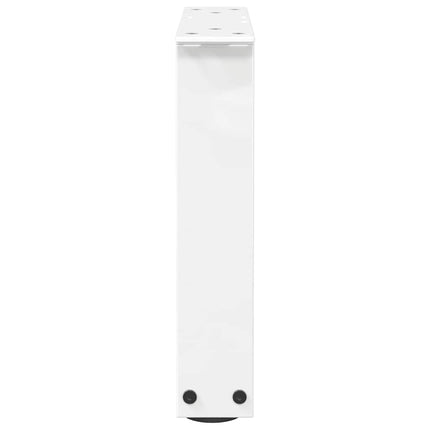 Soffbordsben V-formade 2 st vita 30x(30-31,3) cm stål