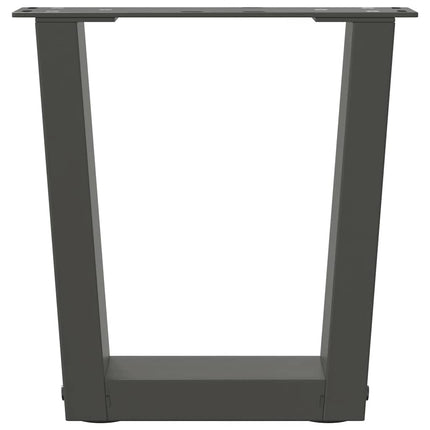 Soffbordsben V-formade 2 st antracit 30x(30-31,3) cm stål