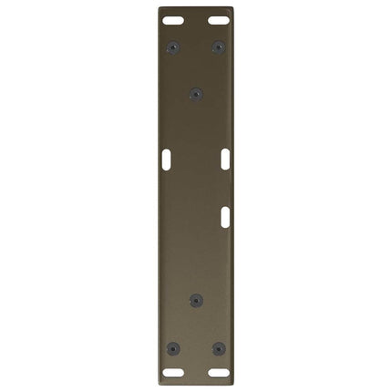 Soffbordsben V-formade 2 st naturstål 30x(30-31,3) cm stål