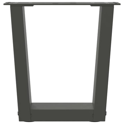 Soffbordsben V-formade 2 st antracit 40x(30-31,3) cm stål