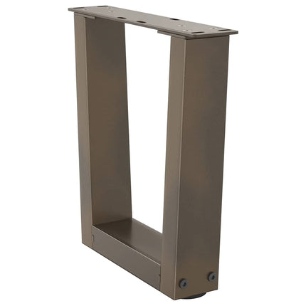 Soffbordsben V-formade 2 st naturstål 40x(30-31,3) cm stål