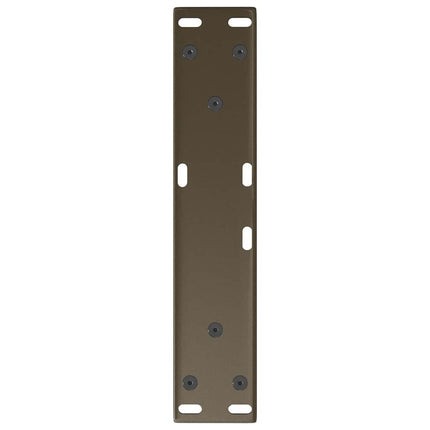 Soffbordsben V-formade 2 st naturstål 40x(30-31,3) cm stål