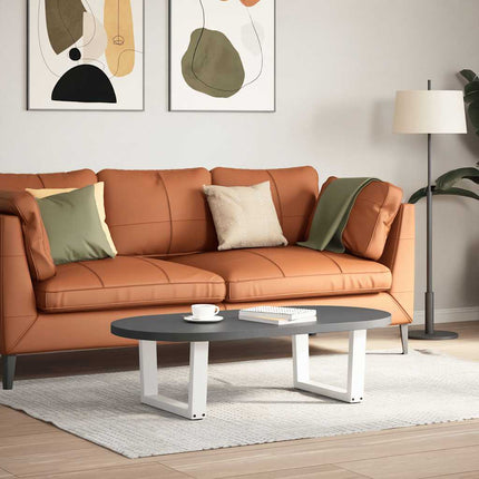 Soffbordsben V-formade 2 st vita 50x(30-31,3) cm stål