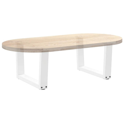 Soffbordsben V-formade 2 st vita 50x(30-31,3) cm stål