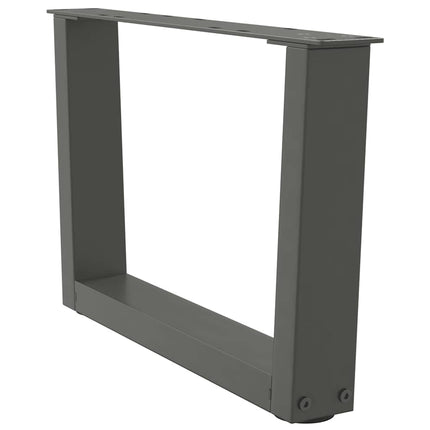 Soffbordsben V-formade 2 st antracit 50x(30-31,3) cm stål