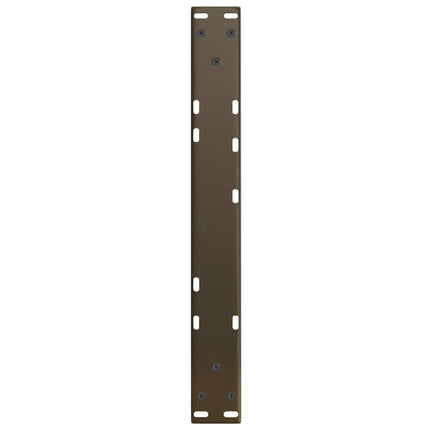 Soffbordsben V-formade 2 st naturstål 50x(30-31,3) cm stål