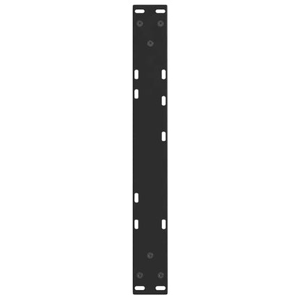 Soffbordsben V-formade 2 st svarta 60x(30-31,3) cm stål