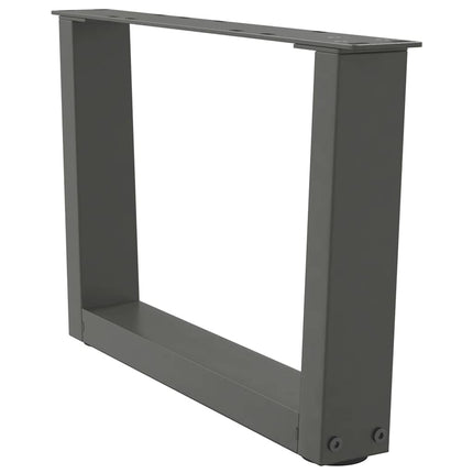 Soffbordsben V-formade 2 st antracit 60x(30-31,3) cm stål