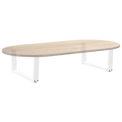 Soffbordsben V-formade 2 st vita 70x(30-31,3) cm stål
