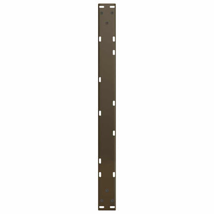 Soffbordsben V-formade 2 st naturstål 70x(30-31,3) cm stål